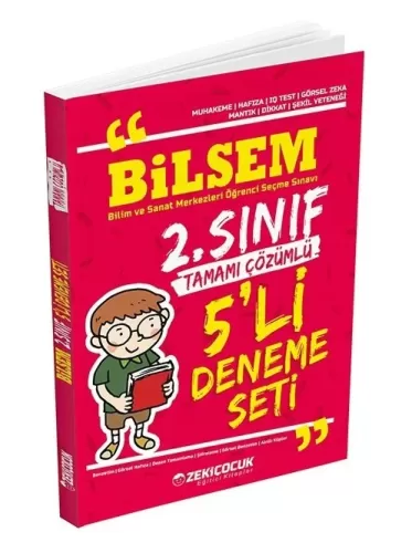 Zekiçocuk 2. Sınıf Bilsem 5 Deneme