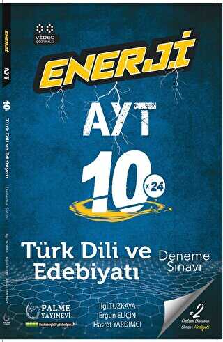 Palme AYT Türk Dili ve Edebiyatı Enerji 10x24 Deneme