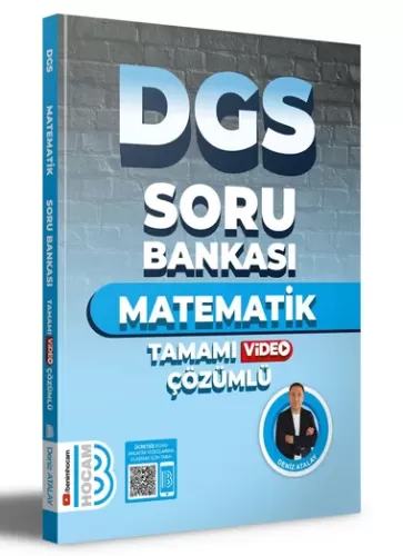 Benim Hocam DGS Matematik Tamamı Çözümlü Soru Bankası 2024