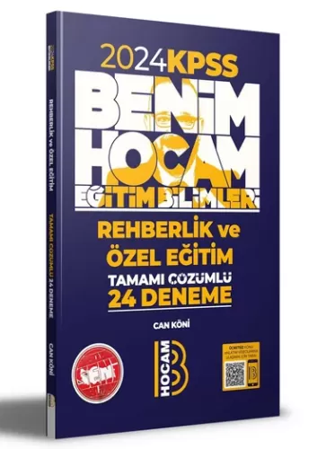 Benim Hocam Rehberlik ve Özel Eğitim Tamamı Çözümlü 24 Deneme 2024