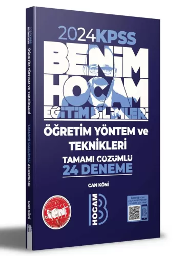 Benim Hocam Öğretim Yöntem ve Teknikleri Tamamı Çözümlü 24 Deneme 2024