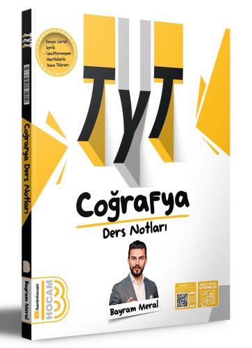 Benim Hocam TYT Coğrafya Ders Notları 2025 İADESİZ