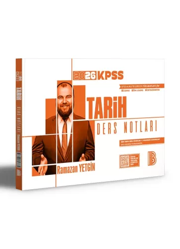 Benim Hocam KPSS Tarih Video Ders Notları 2026