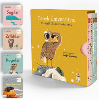 Bebek Üniversitesi 2 Hikayeli İlk Kavramlarım Set (4 Kitap)