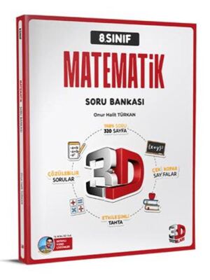 3D 8. Sınıf Matematik Soru Bankası