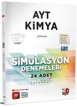 3D AYT Kimya 24 Simülasyon Deneme