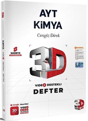 3D AYT Kimya Video Destekli Defter