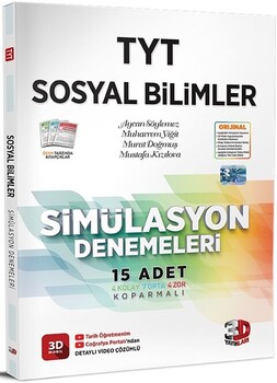 3D TYT Sosyal Bilimler 15 Simülasyon Deneme