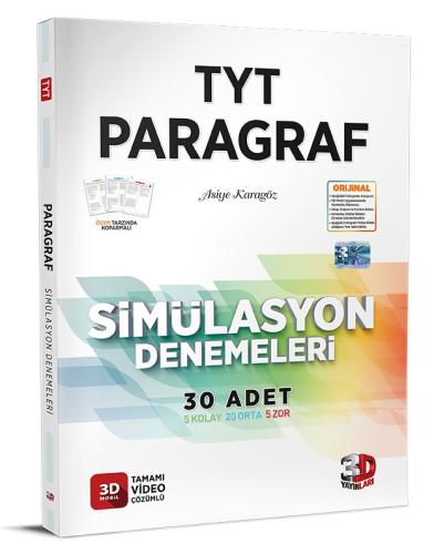 3D TYT Paragraf 30 Simülasyon Deneme