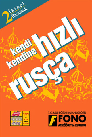 Fono Kendi Kendine Hızlı Rusça 2. Basamak; (2 kitap, 3 Cd)