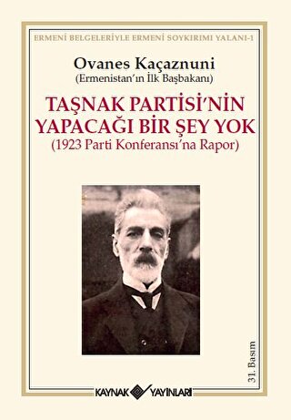 Taşnak Partisinin Yapacağı Bir Şey Yok