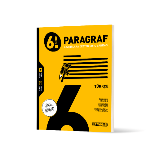 Hız 6. Sınıf Türkçe Paragraf Soru Bankası 2026