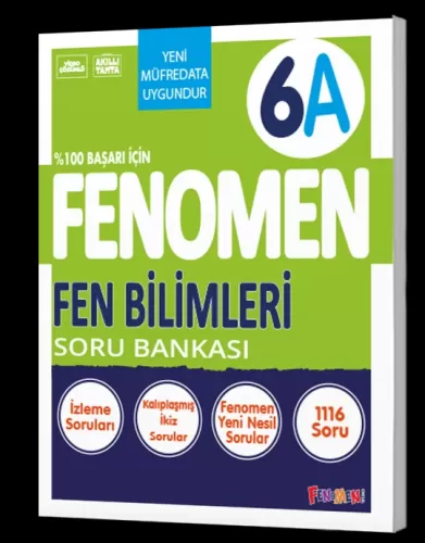 Fenomen 6. Sınıf Fen Bilimleri Soru Bankası A