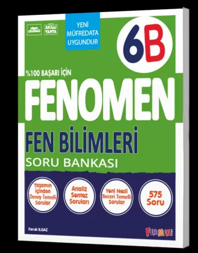 Fenomen 6. Sınıf Fen Bilimleri Soru Bankası B