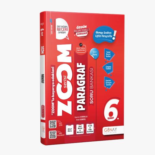Günay 6. Sınıf Paragraf Zoom Soru Bankası 2026