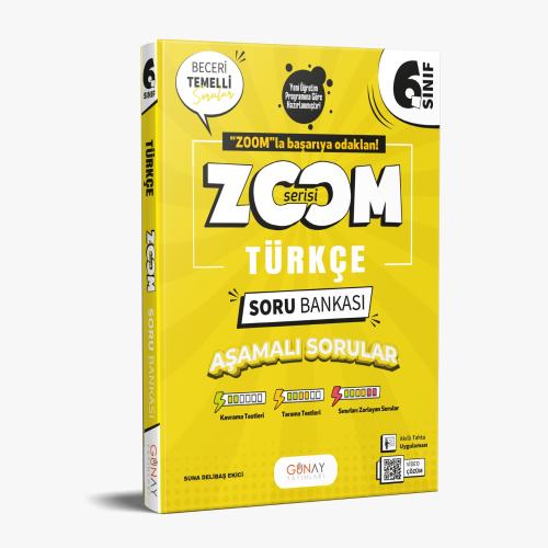 Günay 6. Sınıf Türkçe Zoom Soru Bankası 2026