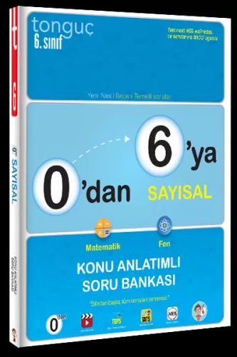 Tonguç Akademi 0´dan 6´ya Sayısal Konu Anlatımlı Soru Bankası 2026