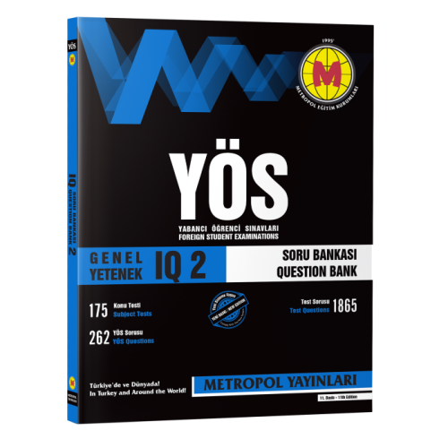 Metropol YÖS IQ 2 Soru Bankası