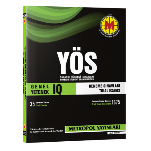 Metropol YÖS IQ Genel Yetenek Deneme Sınavları 35 Sınav