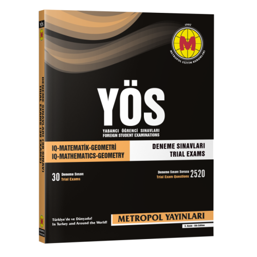 Metropol YÖS Matematik Geometri 30 Deneme
