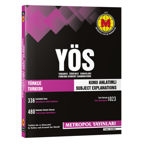 Metropol YÖS Türkçe Konu Anlatımlı Örnek Çözümlü