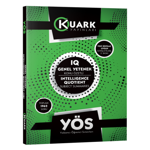 Kuark YÖS Genel Yetenek IQ Konu Özetli Soru Bankası