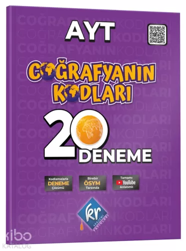 Kr Akademi AYT Coğrafyanın Kodları Coğrafya Çözümlü 20 Deneme