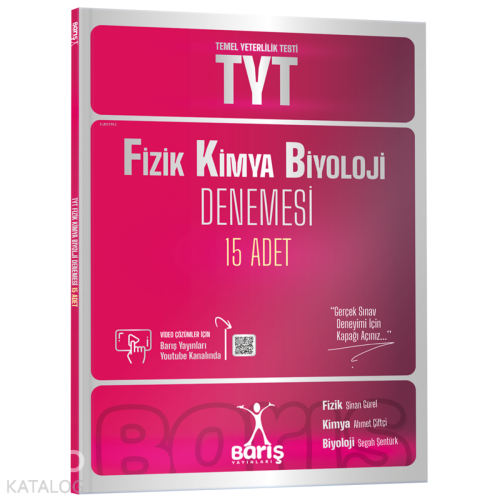 Barış TYT Fizik Kimya Biyoloji FKB 15 Denemesi 2025