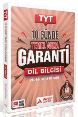 Paraf TYT Dil Bilgisi 10 Günde Temel Atma Garanti Video Ders Kitabı 20