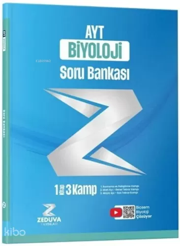 Zeduva AYT Biosem Biyoloji 1 Kitap 3 Kamp Soru Bankası