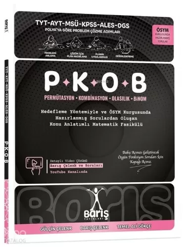 Barış P.K.O.B Permütasyon, Kombinasyon, Olasılık, Binom ve Sayma Fasikülü