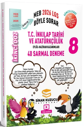 Sinan Kuzucu 8. Sınıf İkinci Doz Sarmal T.C. İnkılap Tarihi ve Atatürkçülük 40 Sarmal Deneme 2026