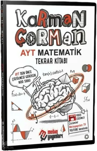 Metin Karman Çorman AYT Matematik
