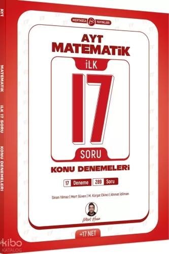 Mert Hoca AYT Matematik İlk 17 Soru Konu Denemeleri