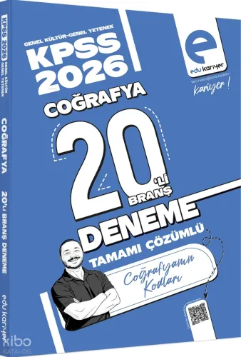 Edu Kariyer Coğrafyanın Kodları KPSS Coğrafya 20'li Branş Deneme Tamam