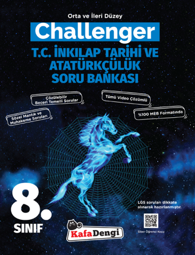 Kafadengi 8. Sınıf Challenger T.C. İnkılap Tarihi ve Atatürkçülük Soru Bankası