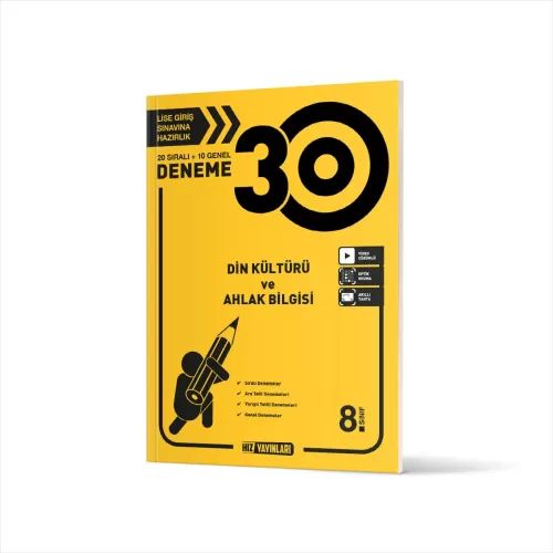 Hız 8. Sınıf Din Kültürü ve Ahlak Bilgisi 30 Deneme
