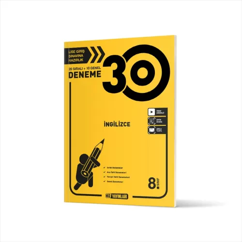 Hız 8. Sınıf İngilizce 30 Deneme