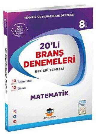 Zeka Küpü 8. Sınıf Matematik 20 Deneme