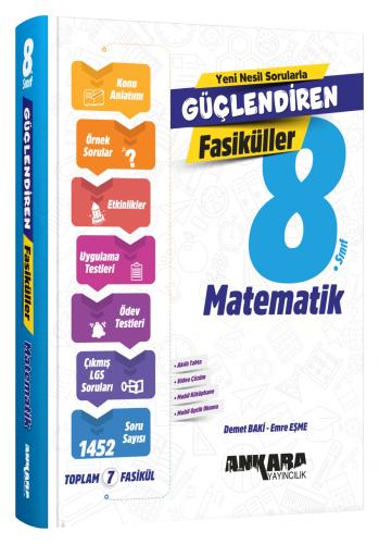 Ankara 8. Sınıf Matematik Güçlendiren SET Fasiküller