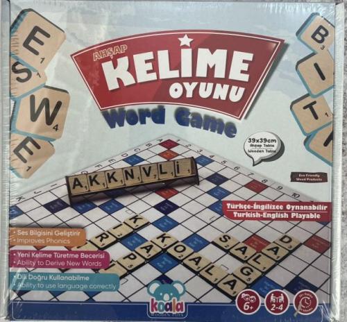 Kelime Oyunu Ahşap