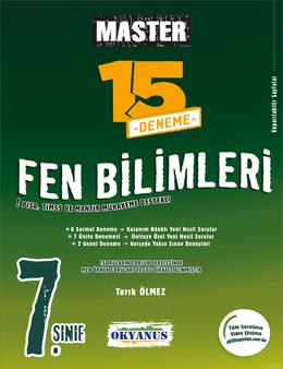 Okyanus 7. Sınıf Master Fen Bilimleri 15 Deneme