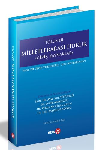 Toluner Milletlerarası Hukuk Giriş Kaynaklar