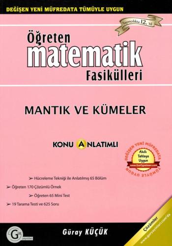 Gür Öğreten Mantık ve Kümeler Konu Anlatımlı A