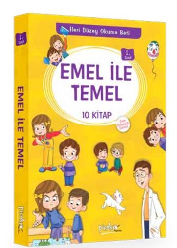 1. Sınıf Emel İle Temel Serisi İleri Düzey Okuma Seti 10 Kitaplık Set