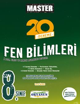 Okyanus 8. Sınıf Master Fen Bilimleri 20 Deneme