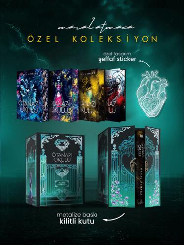 Ötanazi Okulu Serisi Yan Boyamalı Kilitli Koleksiyon Kutu (Ciltli Özel