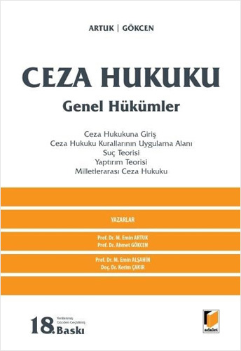 Ceza Hukuku Genel Hükümler Ciltli