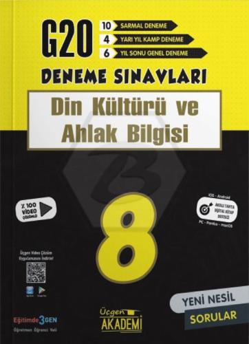 Üçgen 8. Sınıf Dİn Kültürü ve Ahlak Bİlgisi 20 Deneme
