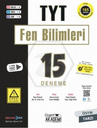 Üçgen TYT Fen Bilimleri 15 Deneme